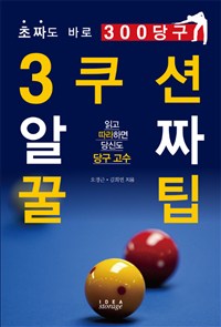 3쿠션 알짜 꿀팁 - 초짜도 바로 300 당구 (커버이미지)